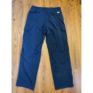 Tyndale Mens Navy Blue Flame Resistant FR Cargo Work Pants 38x31